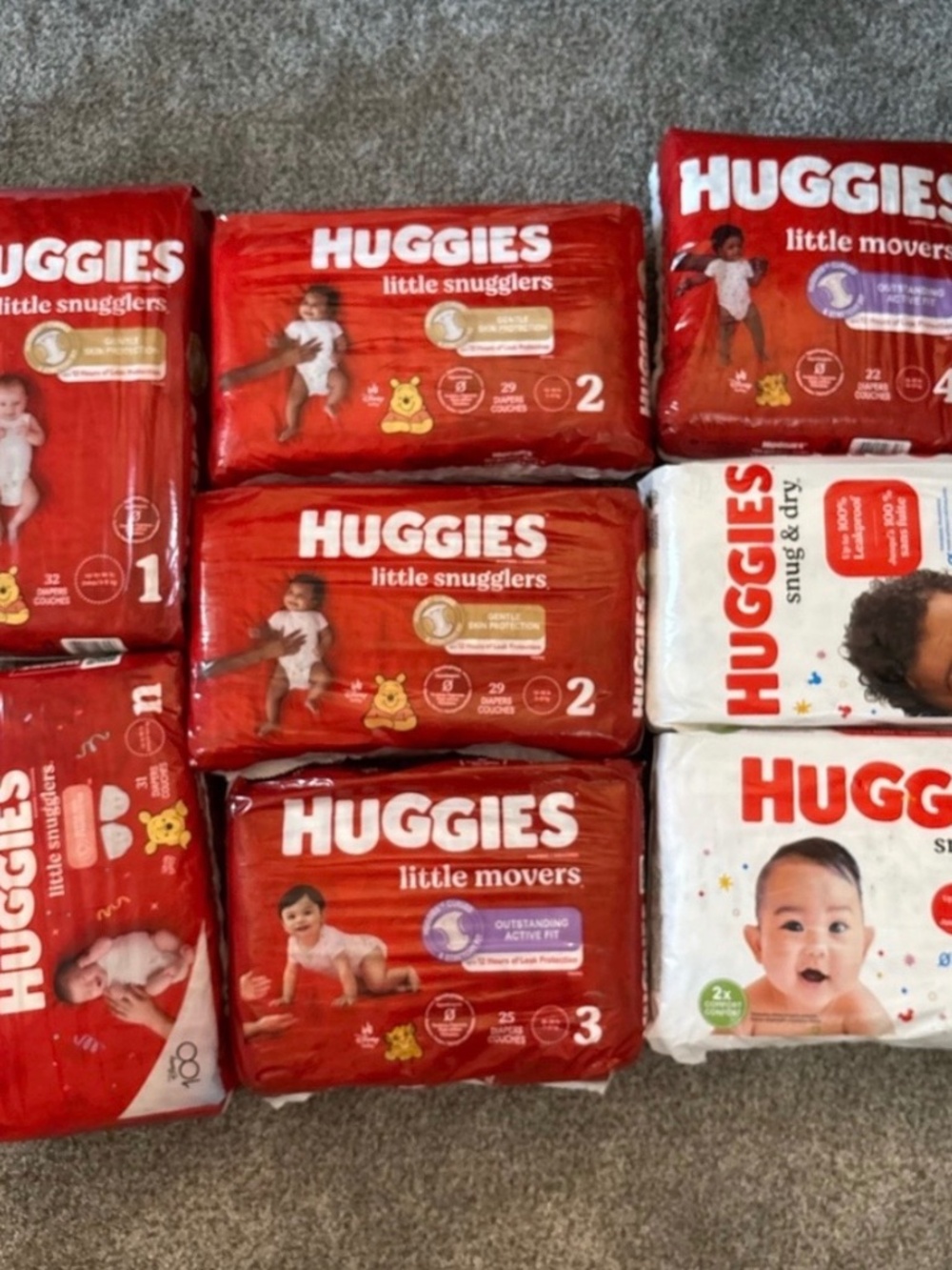 HUGGIES DIAPERS “RESERVED FOR KP”